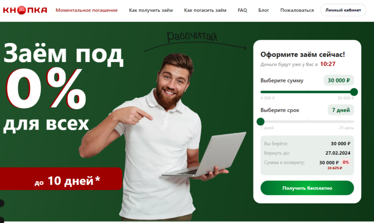 МФО «Кнопка Займ» и Личный кабинет: Удобство и Гибкость Финансовых Решений